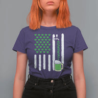 St Patricks Day Irish American Pride Gift T Shirt For Women