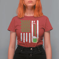 St Patricks Day Irish American Pride Gift T Shirt For Women