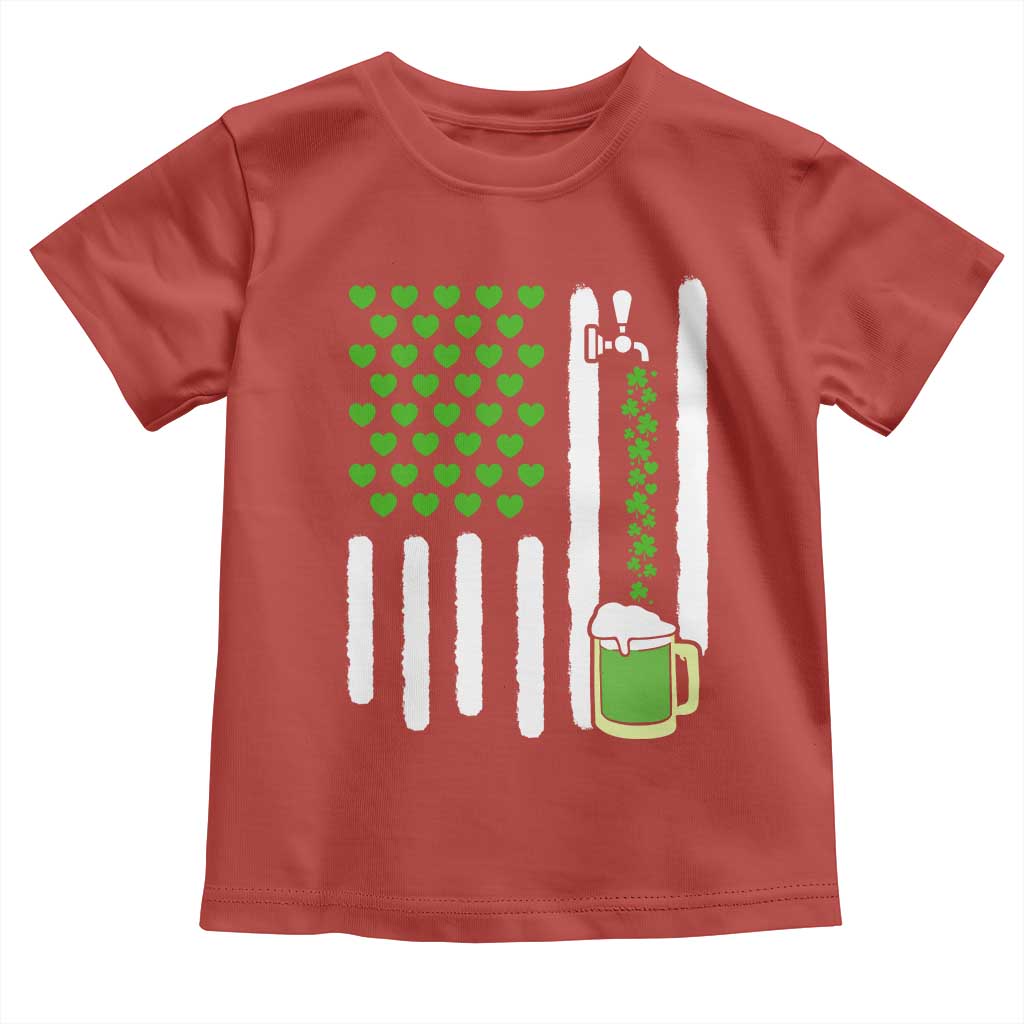 St Patricks Day Irish American Pride Gift Toddler T Shirt