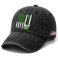 St Patricks Day Irish American Pride Gift Washed Cotton Baseball Cap