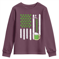 St Patricks Day Irish American Pride Gift Youth Sweatshirt