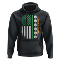 USA Flag With Shamrocks Hoodie St Patricks Day Gift