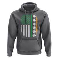 USA Flag With Shamrocks Hoodie St Patricks Day Gift