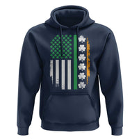 USA Flag With Shamrocks Hoodie St Patricks Day Gift