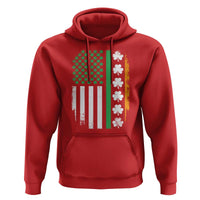 USA Flag With Shamrocks Hoodie St Patricks Day Gift
