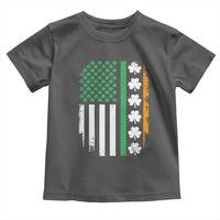 USA Flag With Shamrocks Toddler T Shirt St Patricks Day Gift