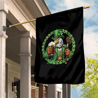 Irish Patriotic Eagle Leprechaun Garden Flag St Patricks Day Gift