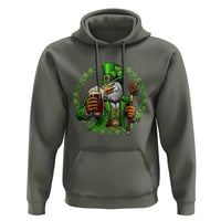 Irish Patriotic Eagle Leprechaun Hoodie St Patricks Day Gift