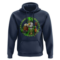 Irish Patriotic Eagle Leprechaun Hoodie St Patricks Day Gift