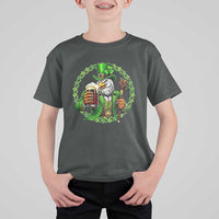 Irish Patriotic Eagle Leprechaun T Shirt For Kid St Patricks Day Gift
