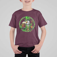 Irish Patriotic Eagle Leprechaun T Shirt For Kid St Patricks Day Gift