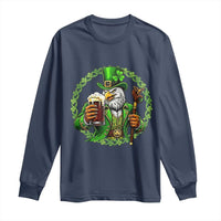 Irish Patriotic Eagle Leprechaun Long Sleeve Shirt St Patricks Day Gift