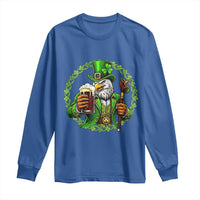 Irish Patriotic Eagle Leprechaun Long Sleeve Shirt St Patricks Day Gift