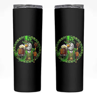 Irish Patriotic Eagle Leprechaun Skinny Tumbler St Patricks Day Gift