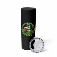 Irish Patriotic Eagle Leprechaun Skinny Tumbler St Patricks Day Gift