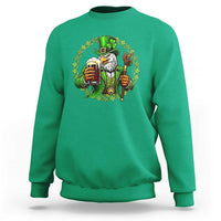 Irish Patriotic Eagle Leprechaun Sweatshirt St Patricks Day Gift