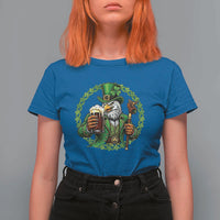 Irish Patriotic Eagle Leprechaun T Shirt For Women St Patricks Day Gift