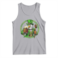 Irish Patriotic Eagle Leprechaun Tank Top St Patricks Day Gift