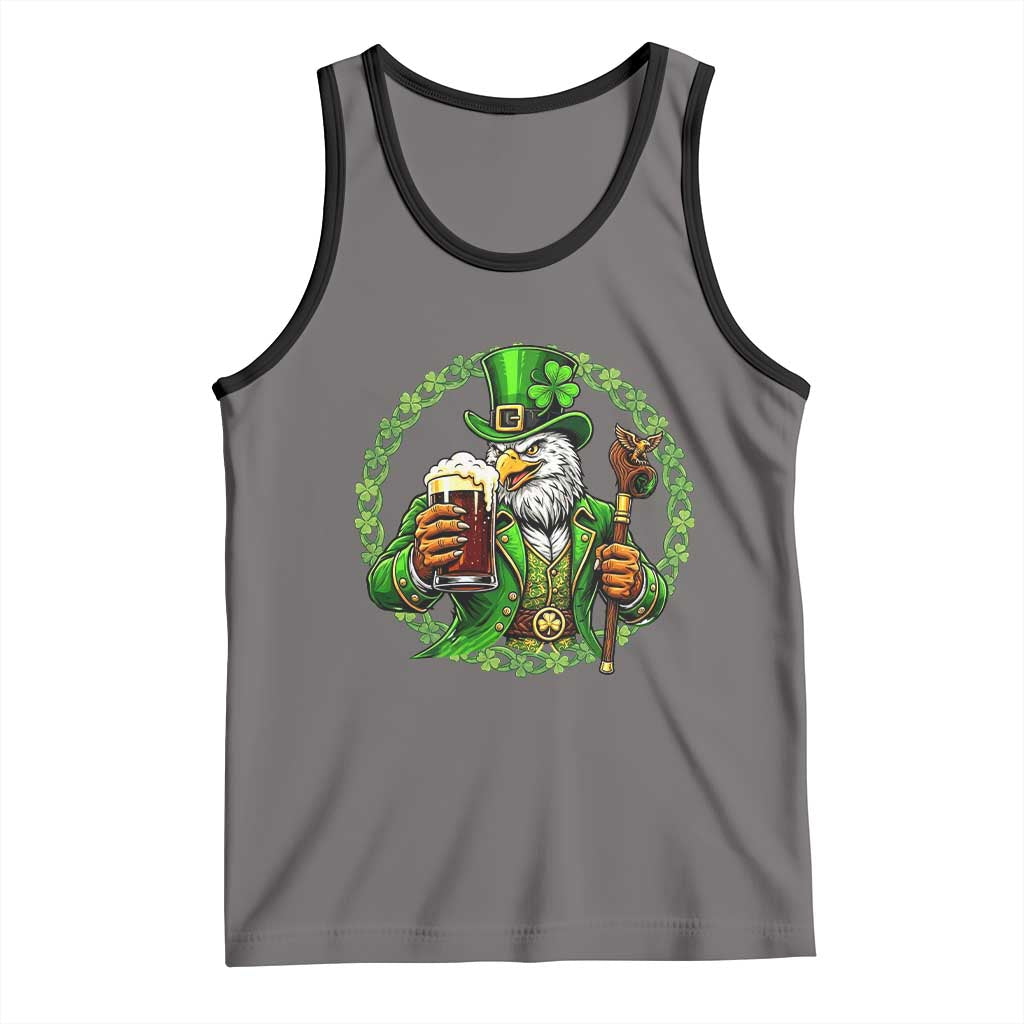 Irish Patriotic Eagle Leprechaun Tank Top St Patricks Day Gift