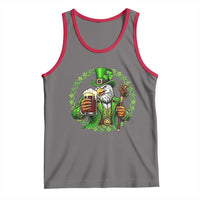 Irish Patriotic Eagle Leprechaun Tank Top St Patricks Day Gift
