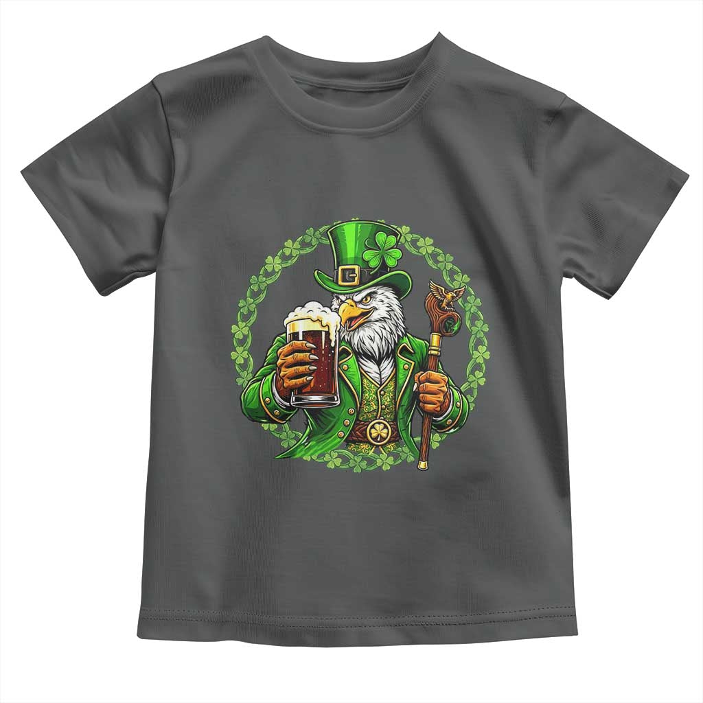 Irish Patriotic Eagle Leprechaun Toddler T Shirt St Patricks Day Gift