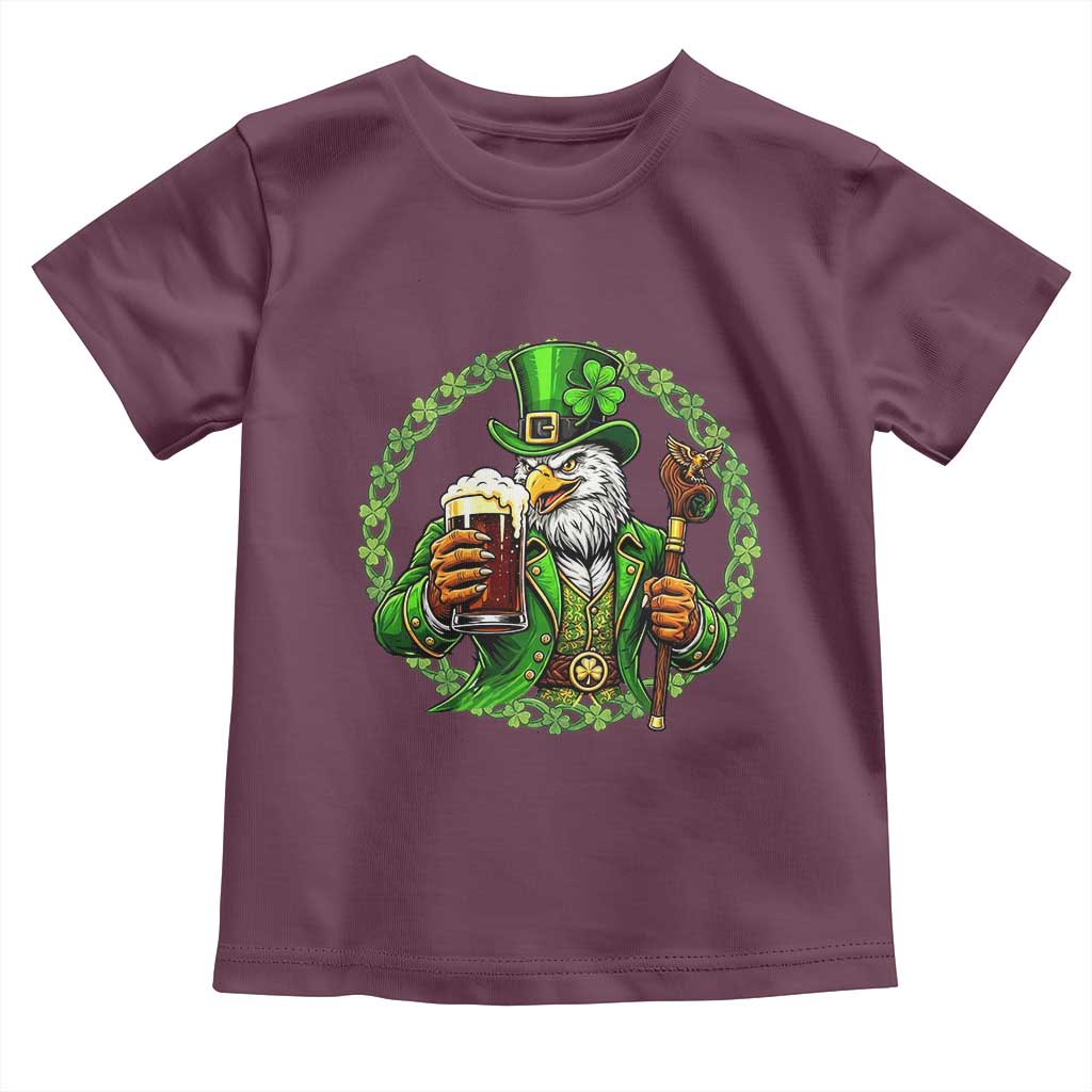 Irish Patriotic Eagle Leprechaun Toddler T Shirt St Patricks Day Gift