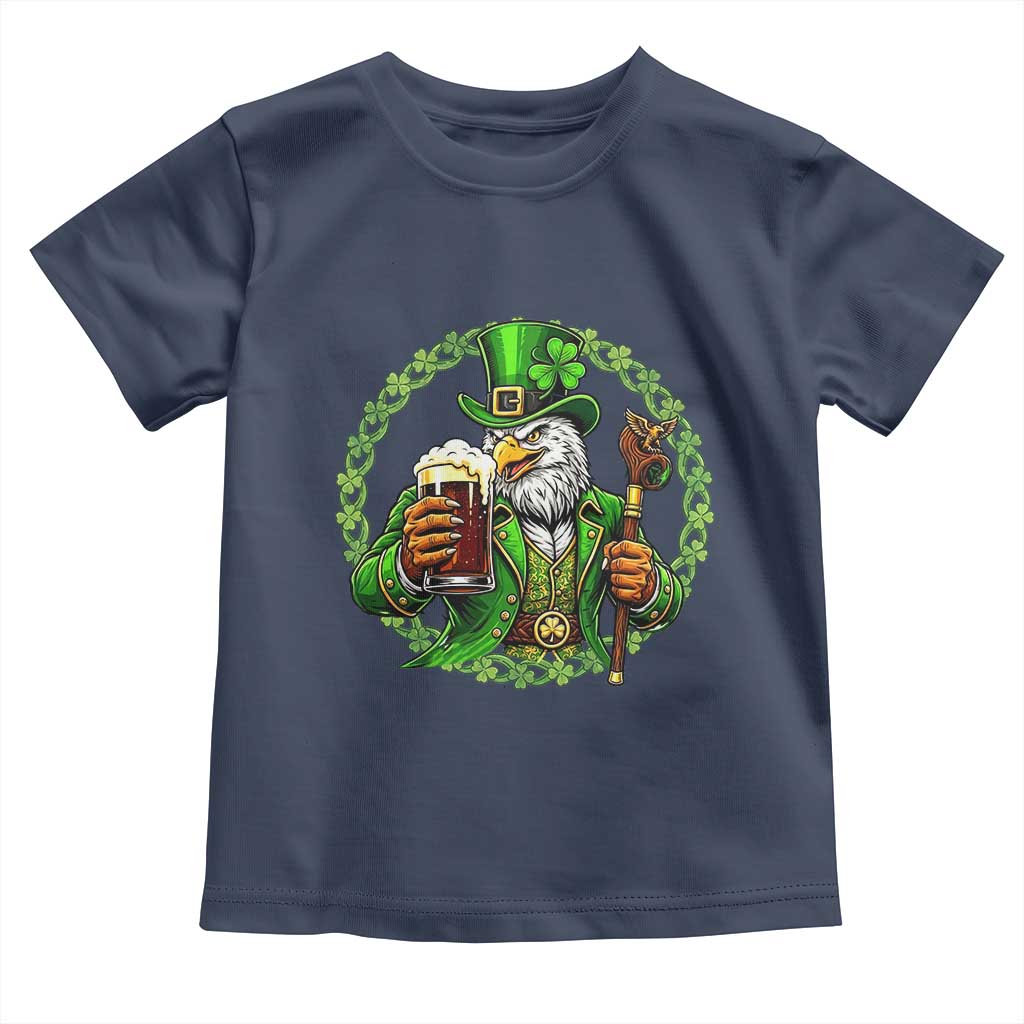 Irish Patriotic Eagle Leprechaun Toddler T Shirt St Patricks Day Gift