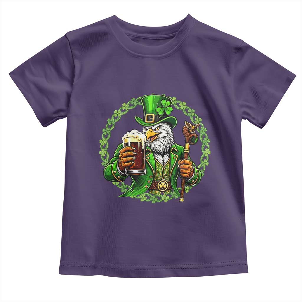 Irish Patriotic Eagle Leprechaun Toddler T Shirt St Patricks Day Gift