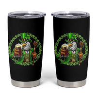 Irish Patriotic Eagle Leprechaun Tumbler Cup St Patricks Day Gift