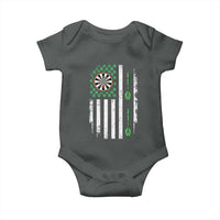 Irish American Darts Shamrock Flag Gift Baby Onesie