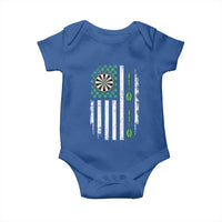 Irish American Darts Shamrock Flag Gift Baby Onesie