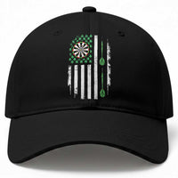 Irish American Darts Shamrock Flag Gift Baseball Cap