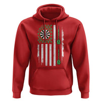 Irish American Darts Shamrock Flag Gift Hoodie