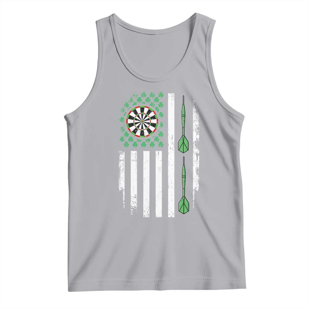 Irish American Darts Shamrock Flag Gift Tank Top