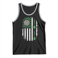 Irish American Darts Shamrock Flag Gift Tank Top