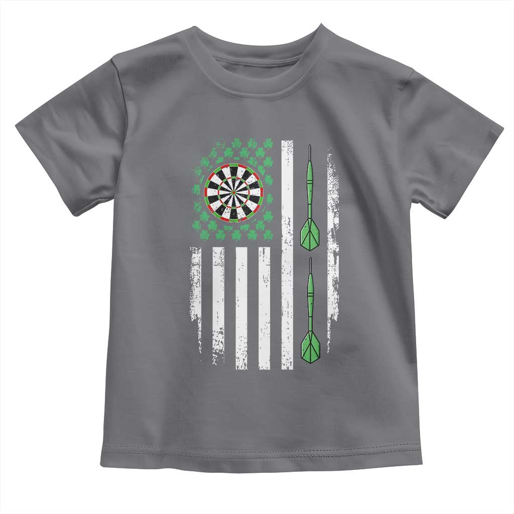 Irish American Darts Shamrock Flag Gift Toddler T Shirt
