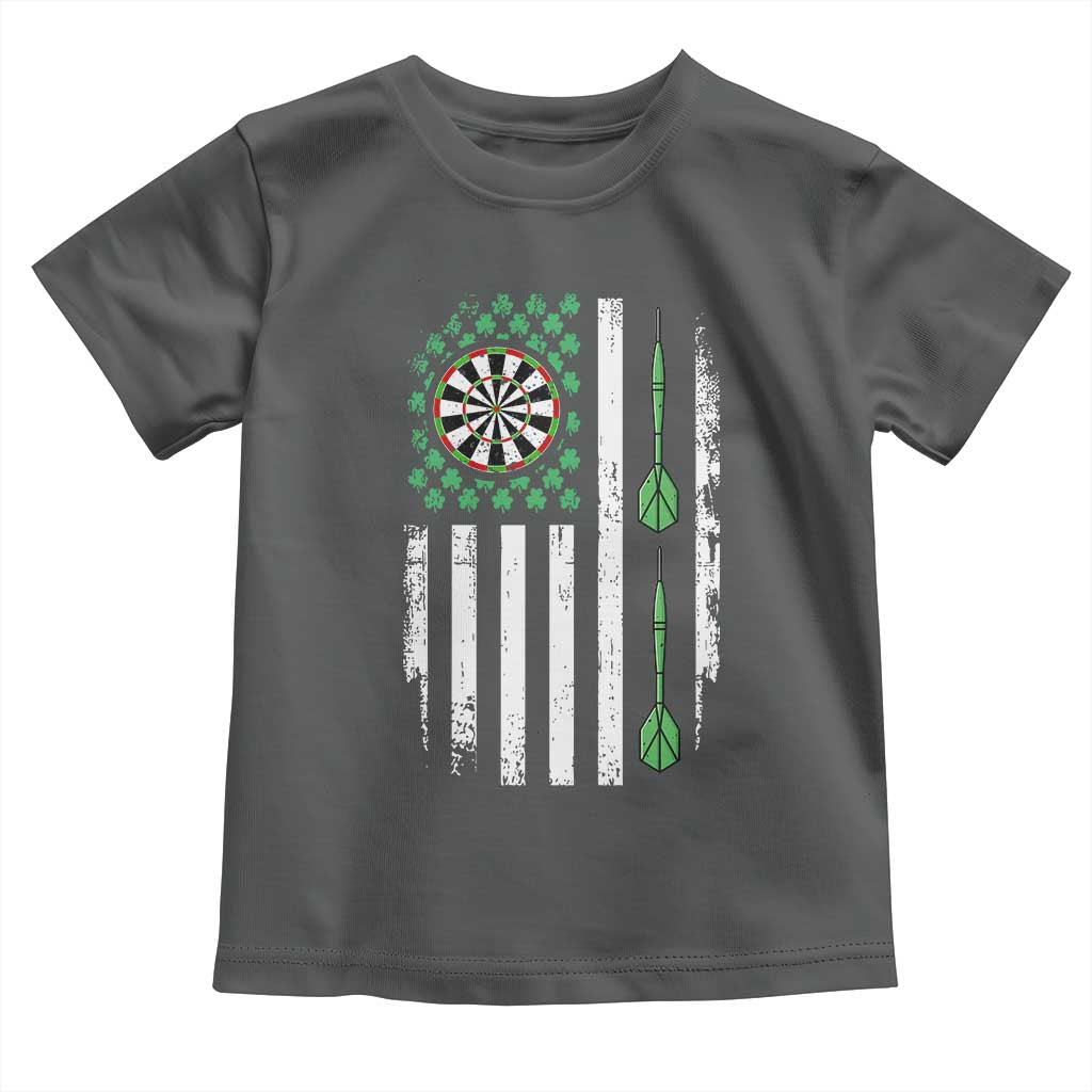 Irish American Darts Shamrock Flag Gift Toddler T Shirt