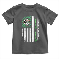 Irish American Darts Shamrock Flag Gift Toddler T Shirt
