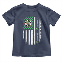 Irish American Darts Shamrock Flag Gift Toddler T Shirt