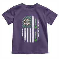 Irish American Darts Shamrock Flag Gift Toddler T Shirt