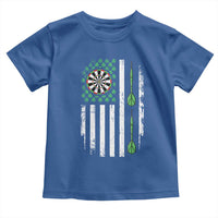 Irish American Darts Shamrock Flag Gift Toddler T Shirt