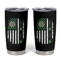 Irish American Darts Shamrock Flag Gift Tumbler Cup