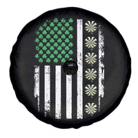 Vintage Shamrock Lucky Darts Spare Tire Cover St Patricks Day Gift