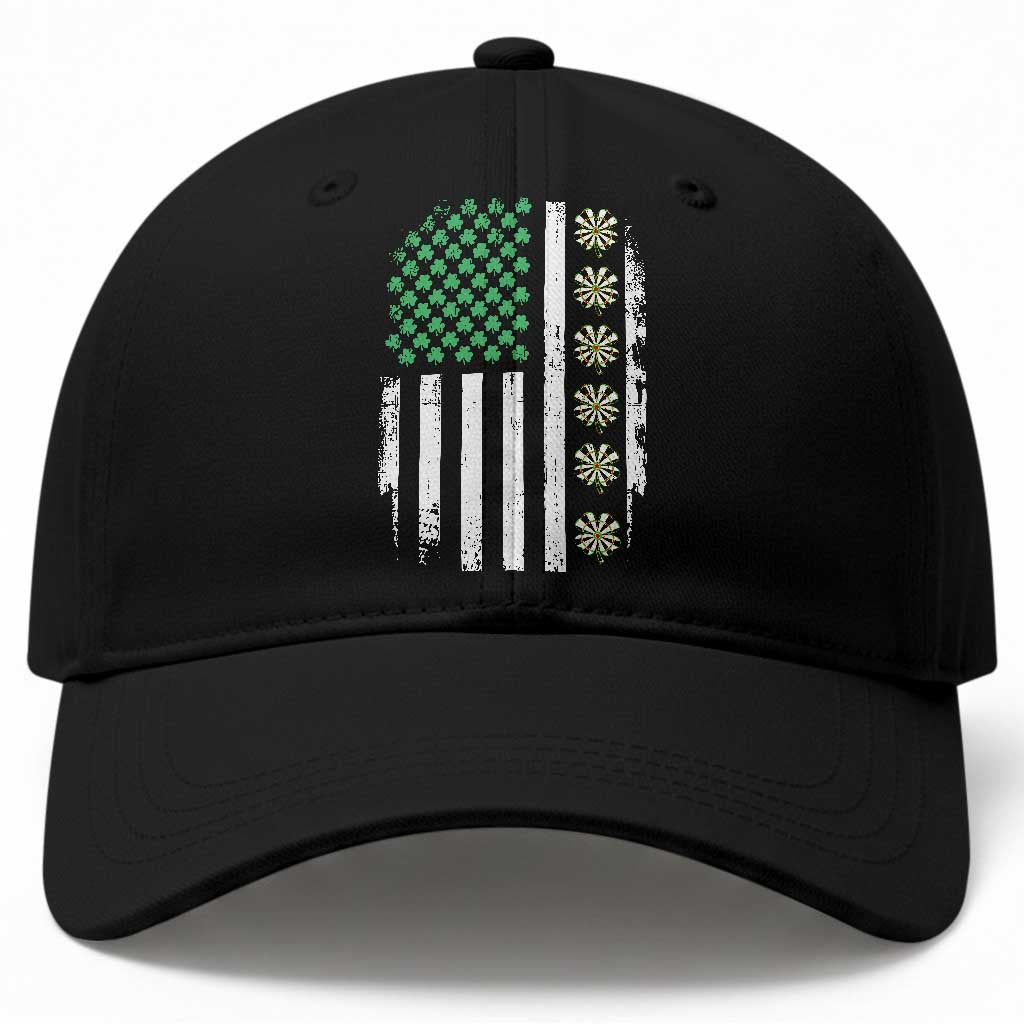 Vintage Shamrock Lucky Darts Baseball Cap St Patricks Day Gift
