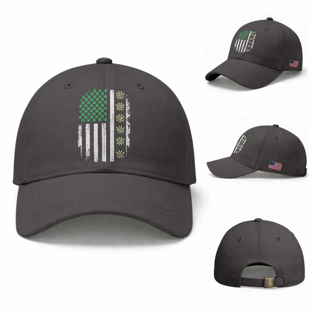 Vintage Shamrock Lucky Darts Baseball Cap St Patricks Day Gift