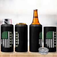 Vintage Shamrock Lucky Darts 4 in 1 Can Cooler Tumbler St Patricks Day Gift