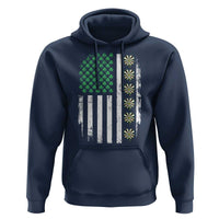 Vintage Shamrock Lucky Darts Hoodie St Patricks Day Gift
