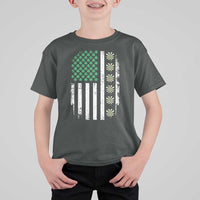 Vintage Shamrock Lucky Darts T Shirt For Kid St Patricks Day Gift