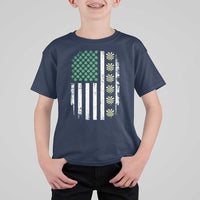 Vintage Shamrock Lucky Darts T Shirt For Kid St Patricks Day Gift
