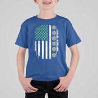 Vintage Shamrock Lucky Darts T Shirt For Kid St Patricks Day Gift